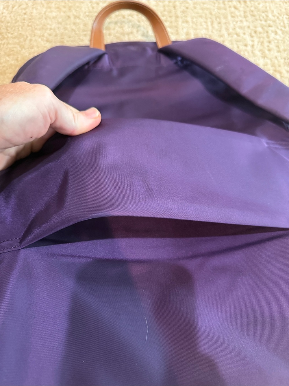 Tumi Nylon Backpack Purple - Picture 7 of 7
